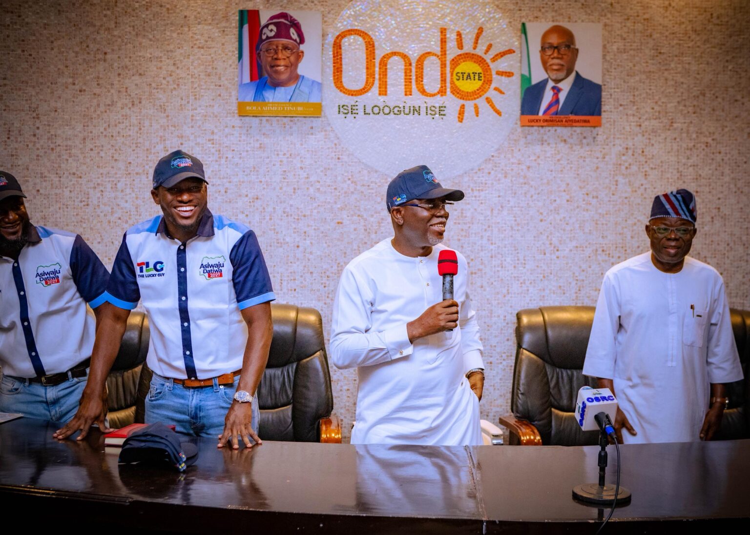 Aiyedatiwa Backs TLG Group’s Mobilization For Tinubu’s Re-election