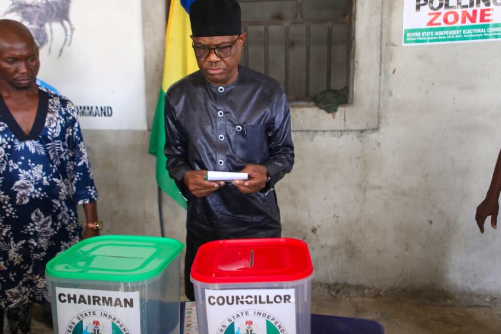 Rivers: Wike hails President Tinubu, says he’s satisfied with conduct of LG election