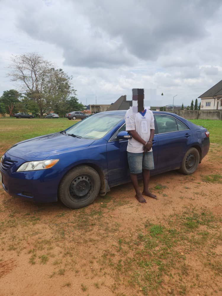 Police bust car theft ring in Owo, recover stolen camry